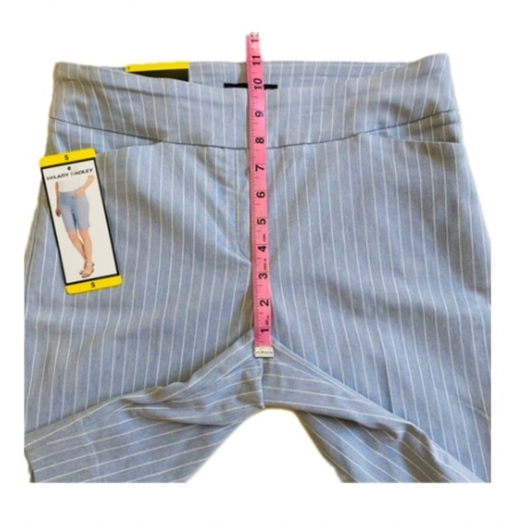 Hilary Radley Ladies' Bermuda Shorts, Light Blue with White Stripes, SmaLL, NWT - Picture 11 of 13